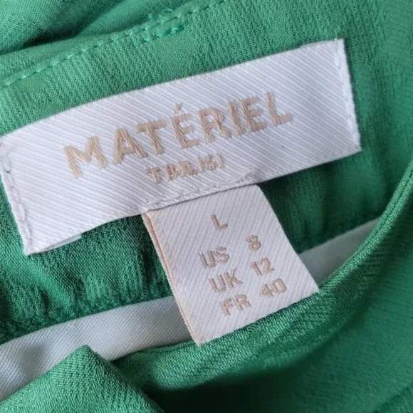 Materiel‎ Tbilisi High Rise Wide Leg Pants Green